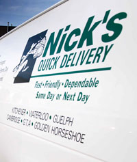 Nicks Quick Delivery - Van